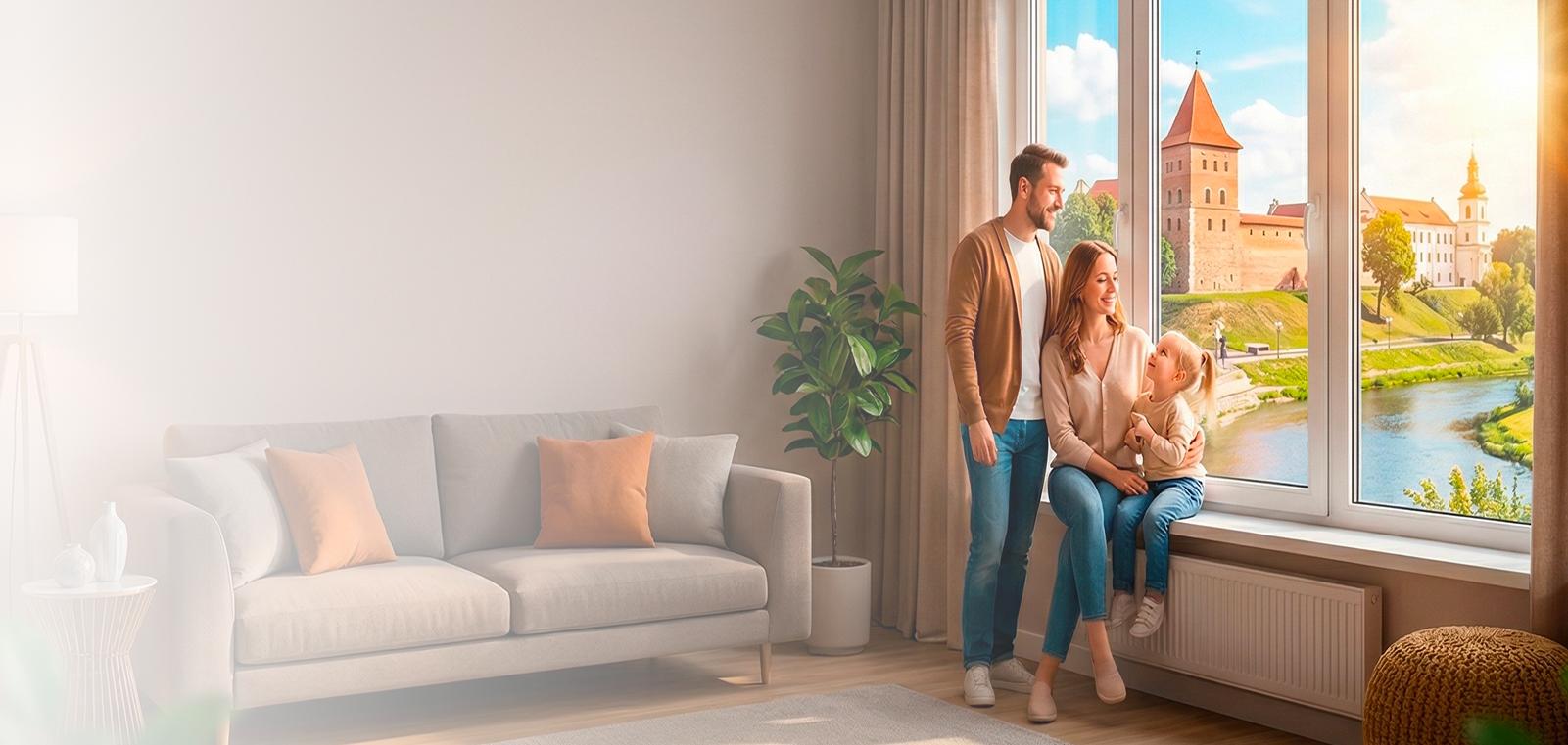 Пластиковые окна ПВХ в квартире в Гродно